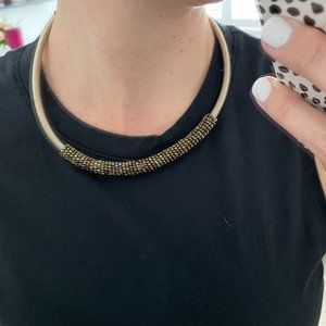 Cayetano Legacy Collection - Champagne Beaded Chord necklace